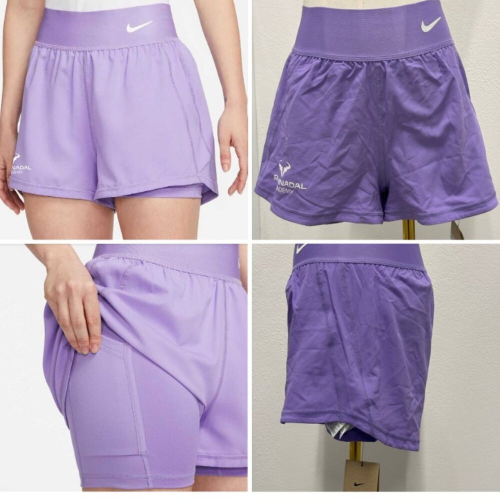 Nike Rafa Nadal Collection Purple Shorts – Size XS